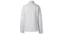 Witte dames fleecejack, achterkant