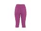 Fuchsia dames sport capri legging met hoge taille en naaddetails.