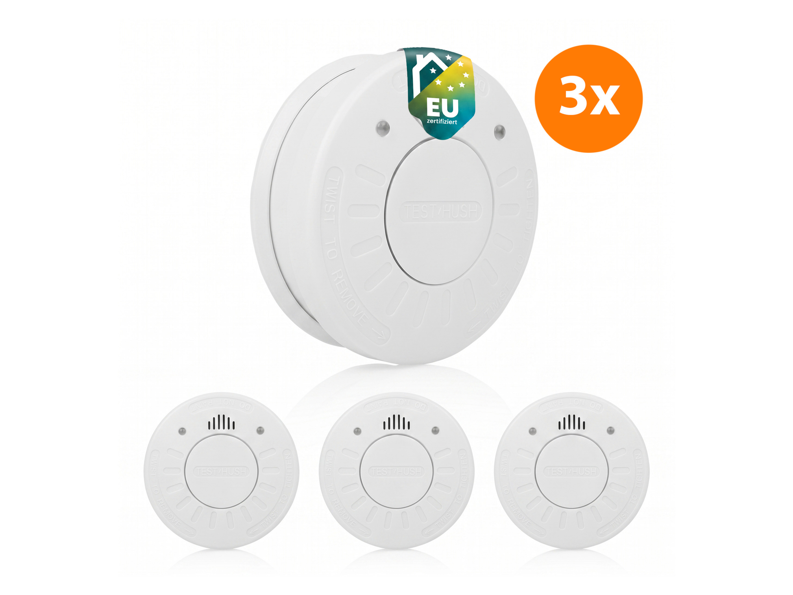SMARTWARES Rookmelder RM520, set van 3