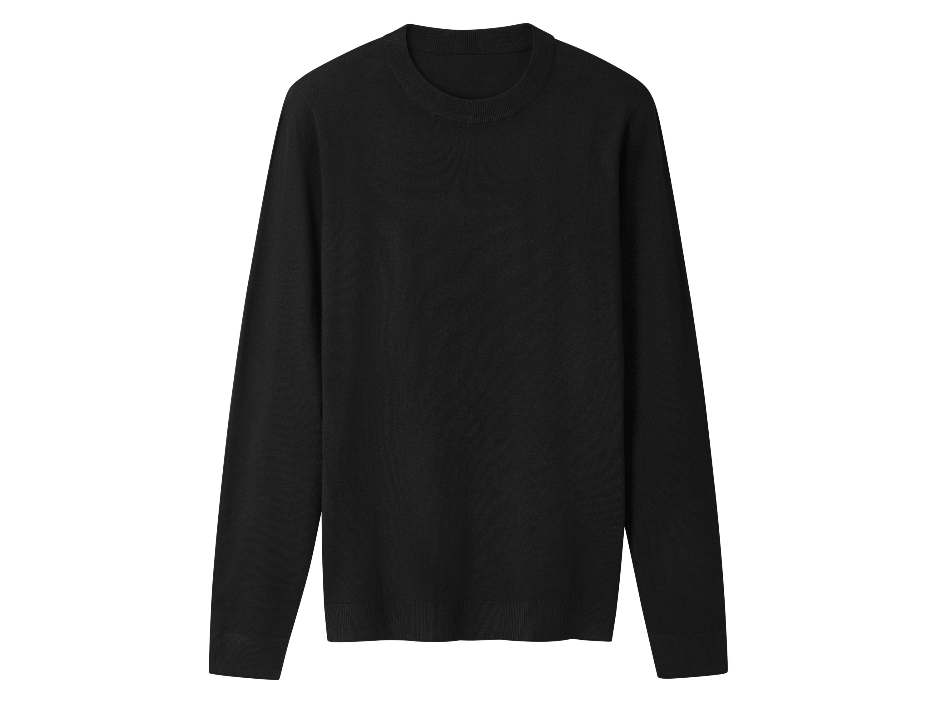esmara Men Fijngebreide heren trui (Zwart, M)