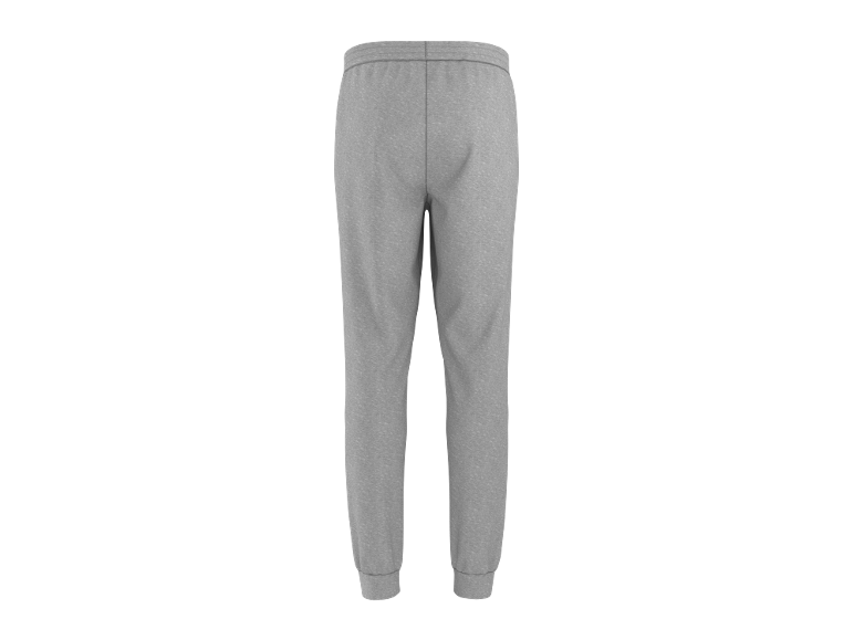 Grijze joggingbroek voor heren, achteraanzicht