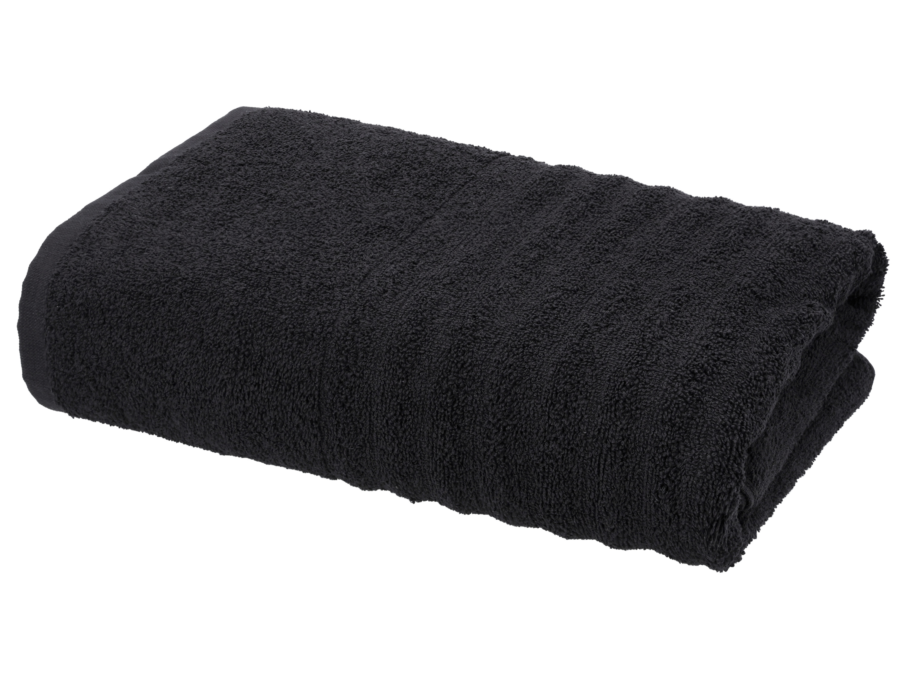 LIVARNO Handdoek, 70 x 140 cm, 500 g/m² (Zwart)