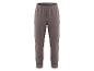 Bruine joggingbroek met trekkoord in de taille.