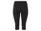 Zwarte capri leggings van katoen.