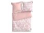 MICHALSKY roze beddengoed met een wit bloemenpatroon