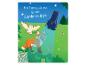 Kinderprentenboek met UV-zaklamp over Timmy de vos in het donkere bos.