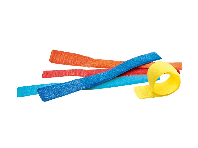 Verschillende kleuren klittenbandstrips