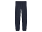Donkerblauwe joggingbroek.