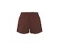 Bruine sportshorts met elastische tailleband