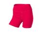 Rode sportieve damesshort met hoge taille.