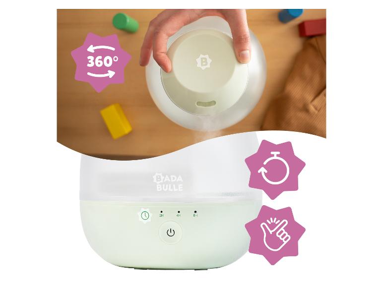 Bada Bulle aromatherapie diffuser met 360° spray.