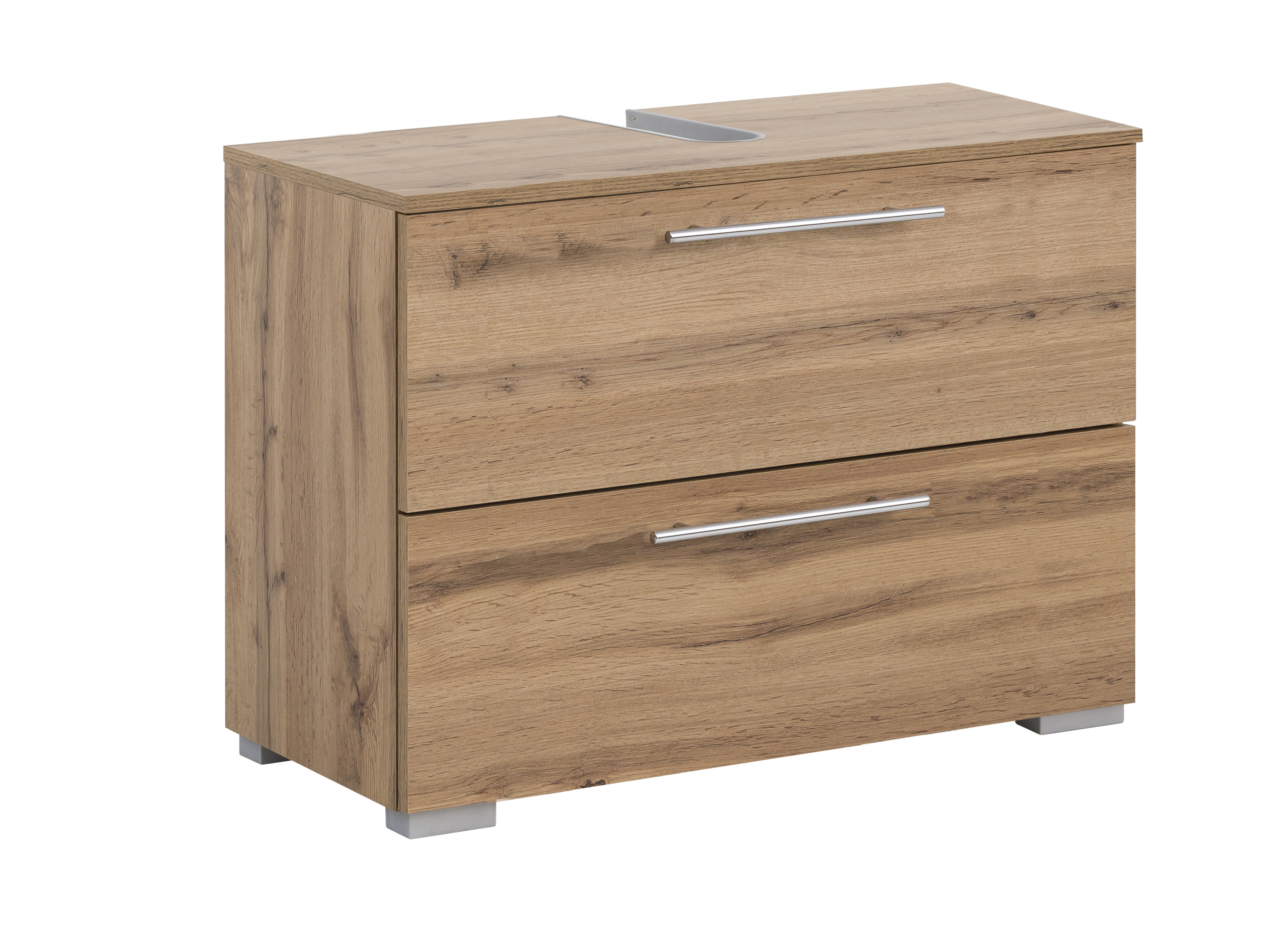 SCHILDMEYER Onderkast wastafel Carlos (Breedte 80 cm, Eiken landhuis)