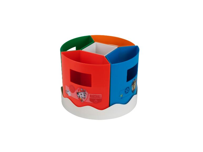 Paw Patrol draaibare opbergbak: kleurrijke vakken voor kinderen.