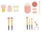 Make-up borstels, spons, pincet, wimperkruller en accessoires