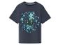 Donkerblauw kinder-T-shirt met Minecraft-personageprint en de tekst 'I MINECRAFT'