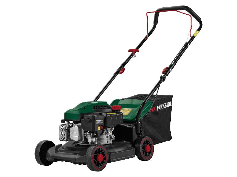 Parkside grasmaaier: motor, opvangbak.