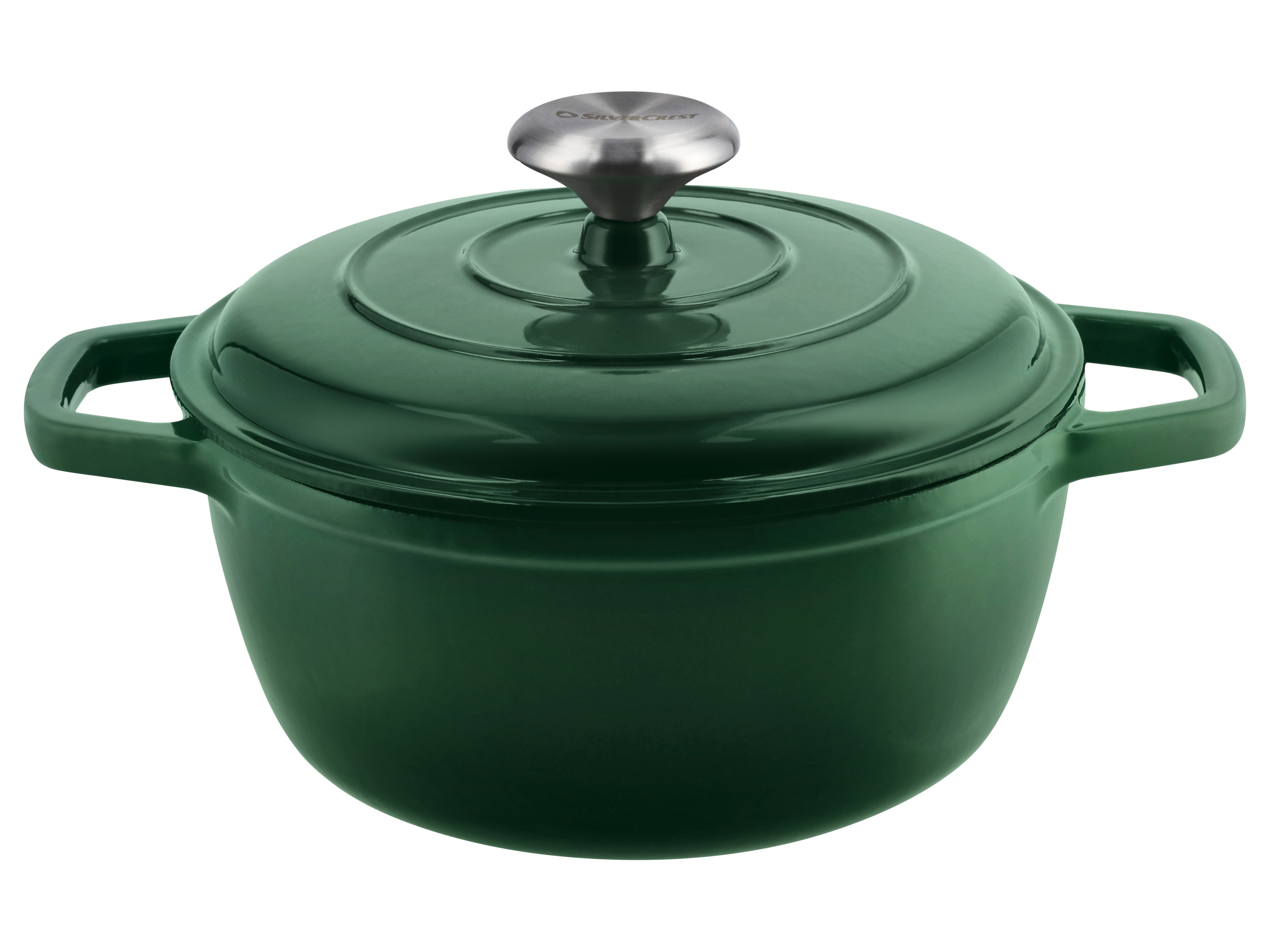 SILVERCREST Gietijzeren pan, Ø21 cm (Groen)