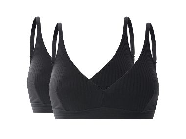 ESMARA® Dames bralette, 2 stuks