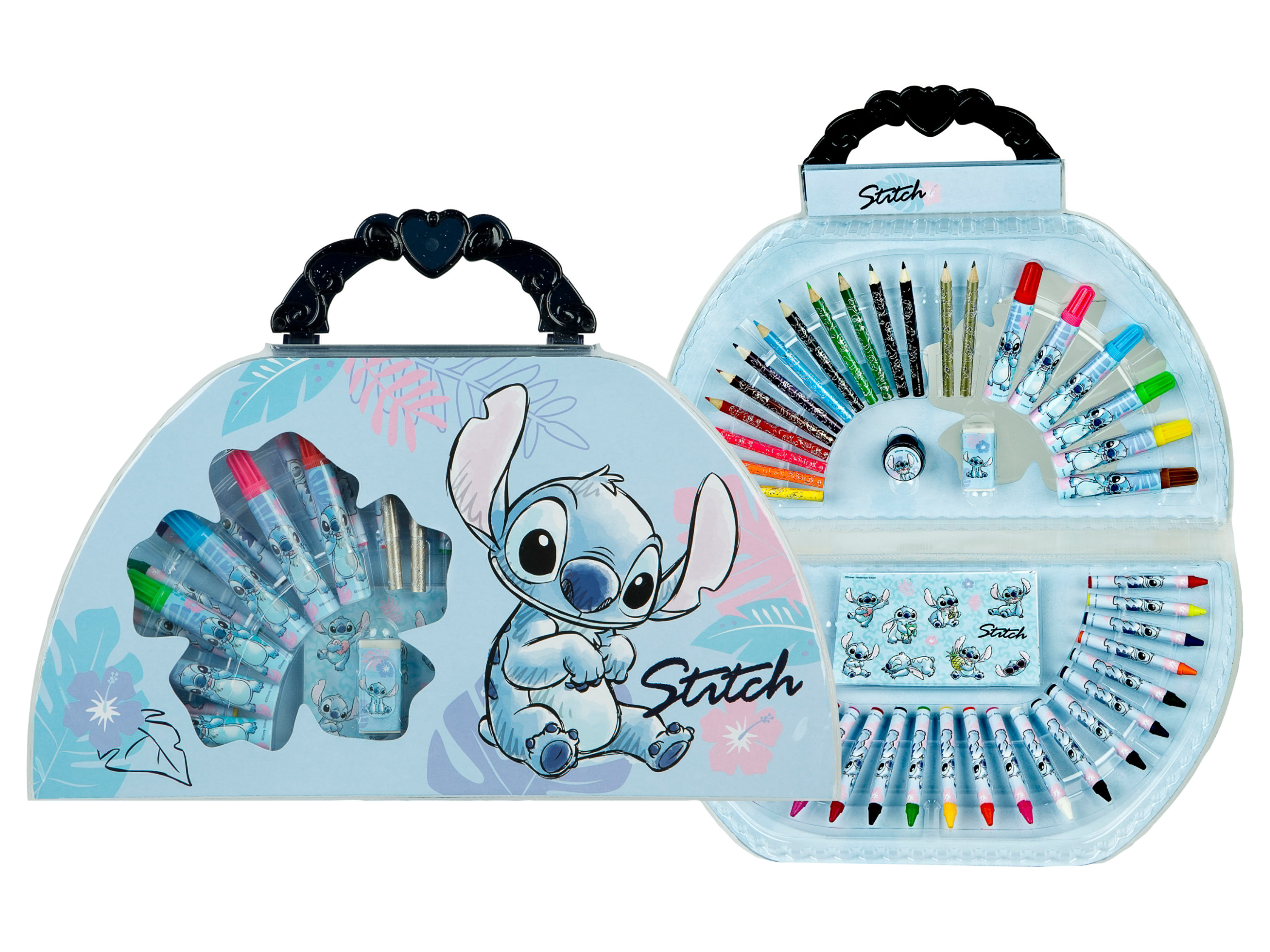 UNDERCOVER Tekenkoffer, 51-delig (Stitch) afbeelding