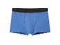 Blauwe herenboxershort met zwarte tailleband