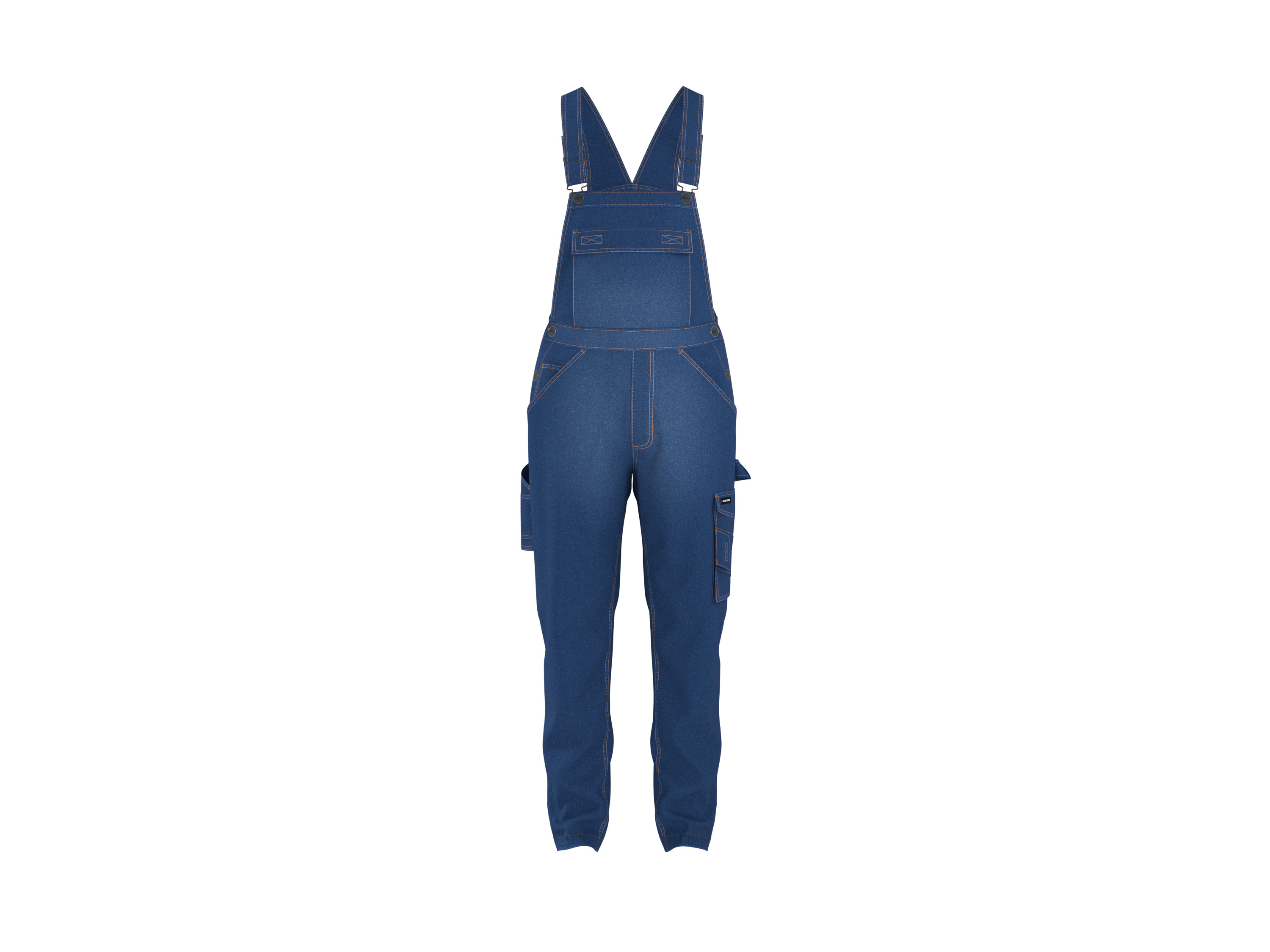 PARKSIDE Heren tuinbroek, Fan Edition (Blauw, M)