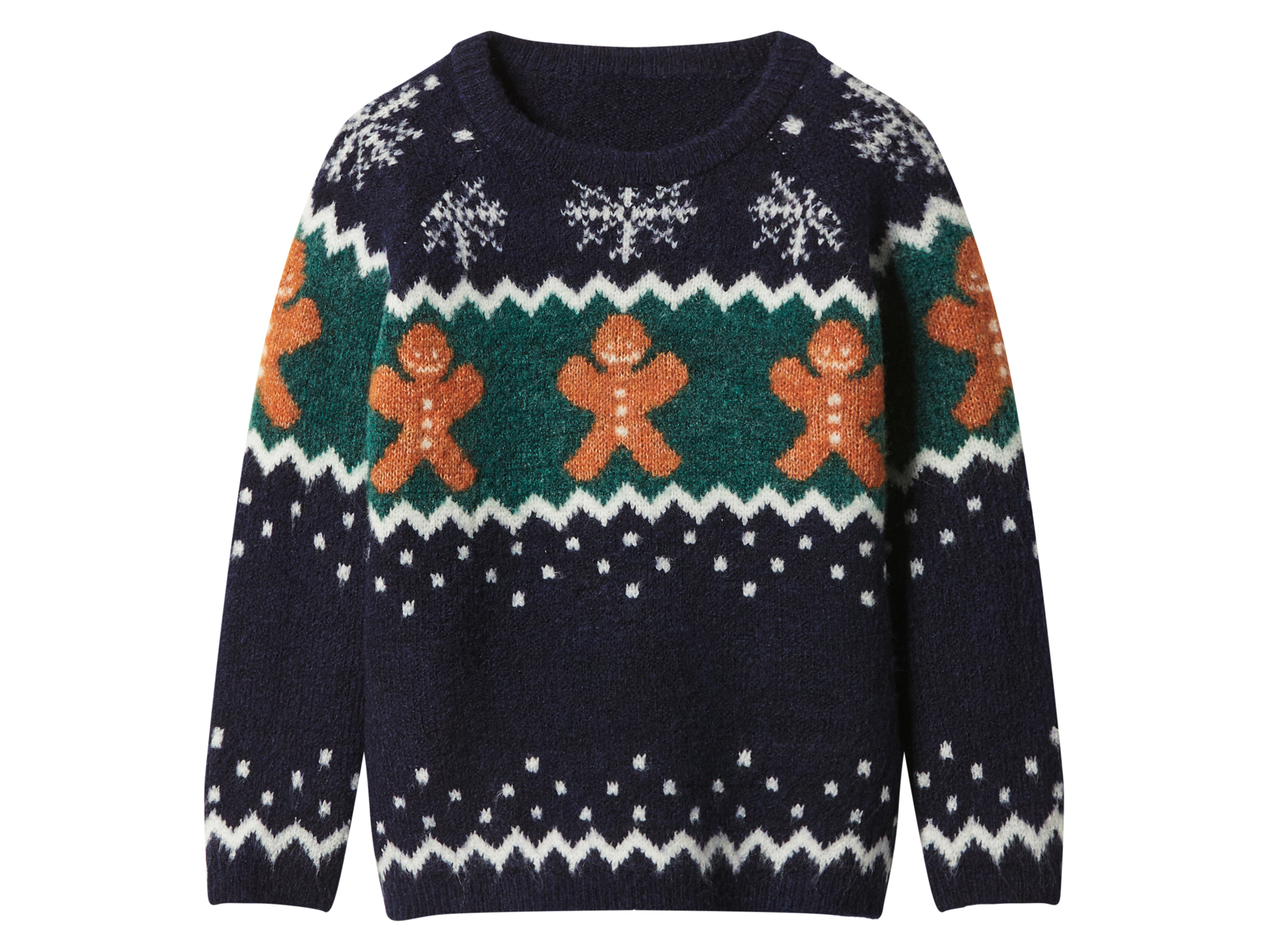 lupilu Gebreide kinder kersttrui (Marineblauw, 110/116) afbeelding