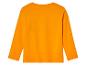 Een oranje longsleeve voor kinderen.