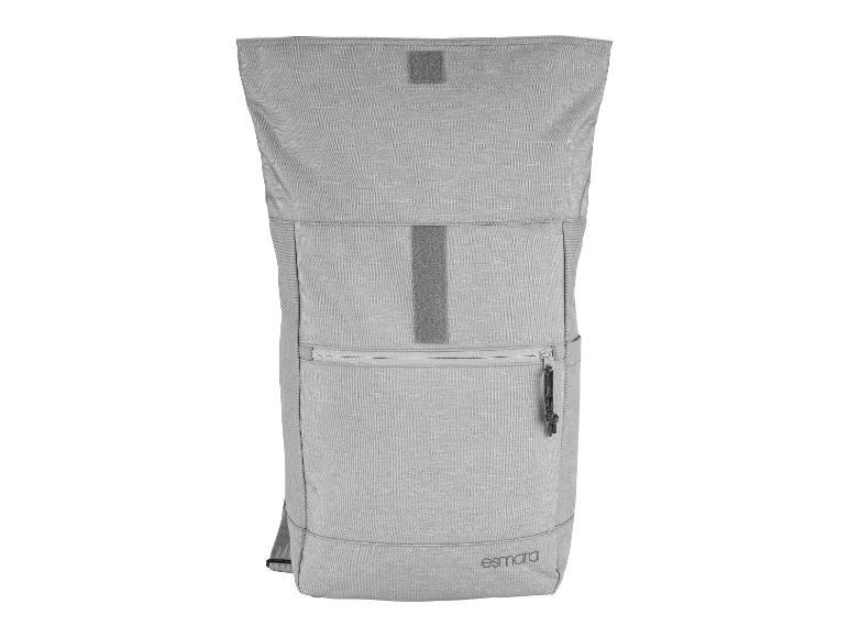 Grijze Esmara rugzak: simpel en modern design.