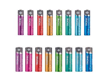 TRONIC® Oplaadbare batterijen, 8 stuks