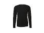 Zwart heren T-shirt met lange mouwen