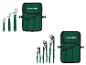 PARKSIDE verstelbare moersleutels en tangen set in een groen etui.