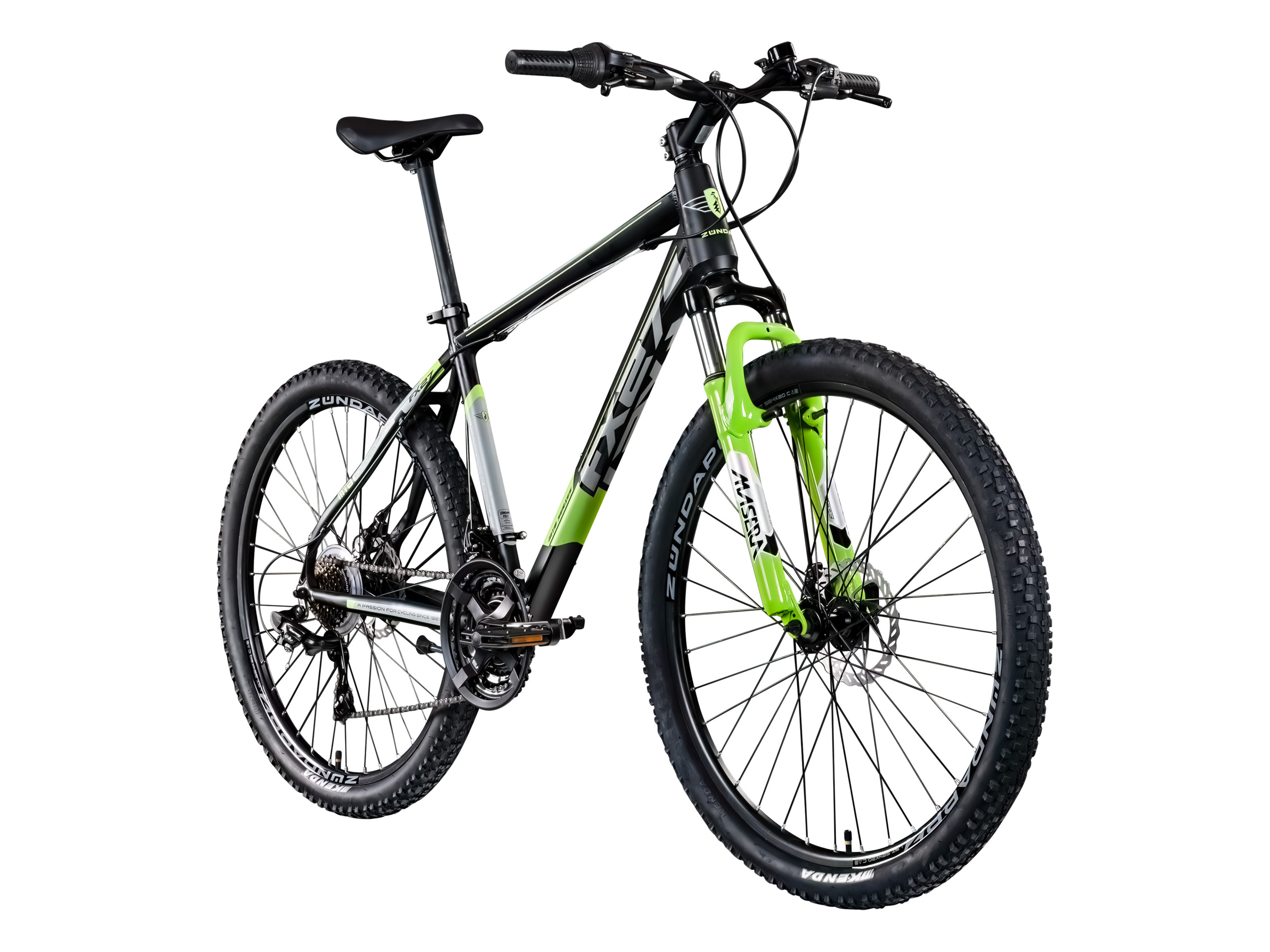 Zündapp Mountainbike FX27 (Zwart/groen)
