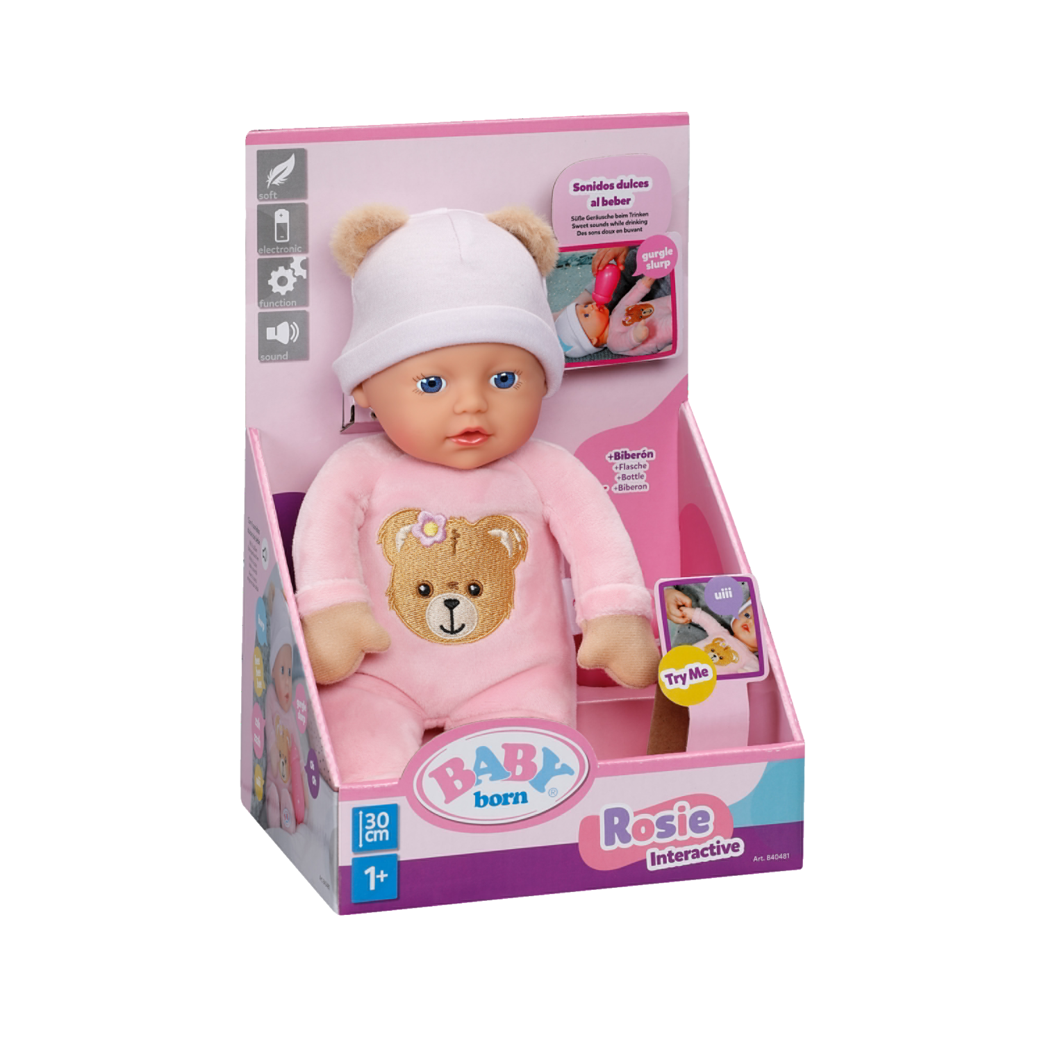 BABY BORN Interactieve pop Rosie, 30 cm