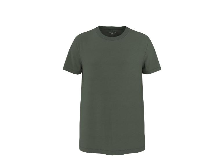 Donkergroen heren T-shirt met korte mouwen