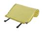 Gele, compacte en lichte campingmat.