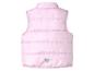 Roze gewatteerde meisjesvest.