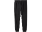Zwarte joggingbroek met elastische tailleband en enkelboorden.