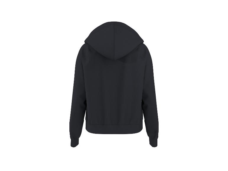 Donkerblauwe hoodie, achterkant