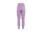 Paarse dames joggingbroek, achteraanzicht.