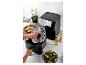 Zwarte FryerPro airfryer met mand en rooster.