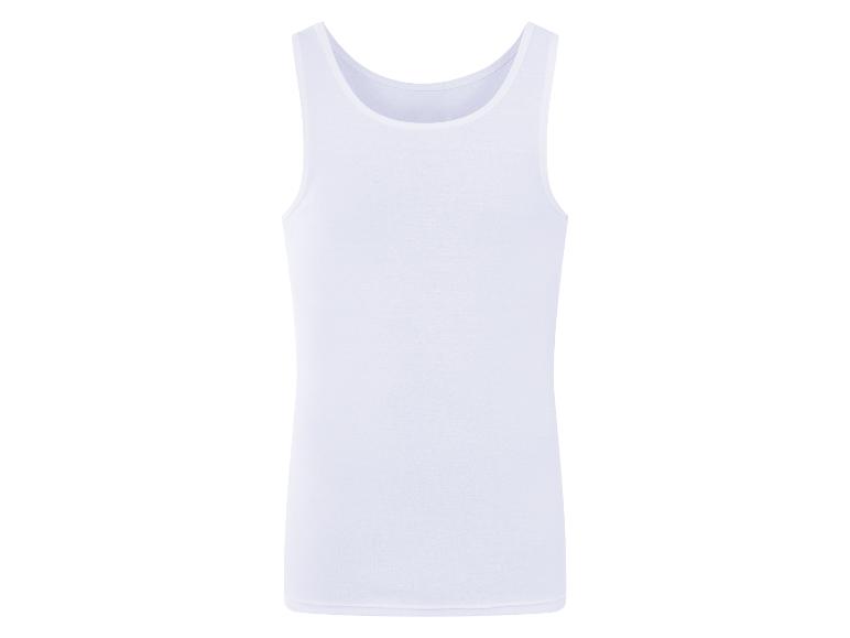Witte, basic tanktop.
