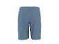 Blauwe sportshorts met elastische tailleband en achterzakken.