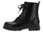 Zwarte veterschoenen met kleurrijke sterren op de veters