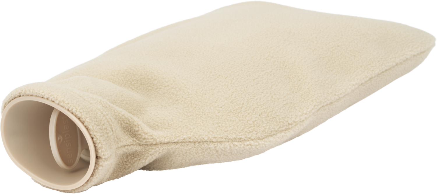 SENSIPLAST Kruik met fleecehoes (Crème)
