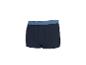 Donkerblauwe herenboxershort met een blauwe tailleband.