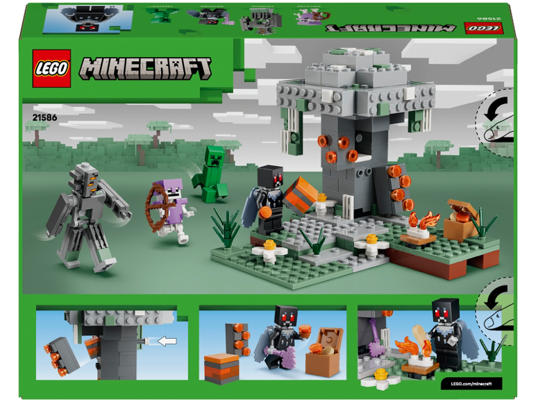 Videogame-thema bouwset met personages, een boom en accessoires, nummer 21586.