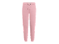 Roze joggingbroek met trekkoord in de taille en zijzakken.