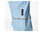 Blauwe regenbroek met 3M Scotchlite reflecterende strip.