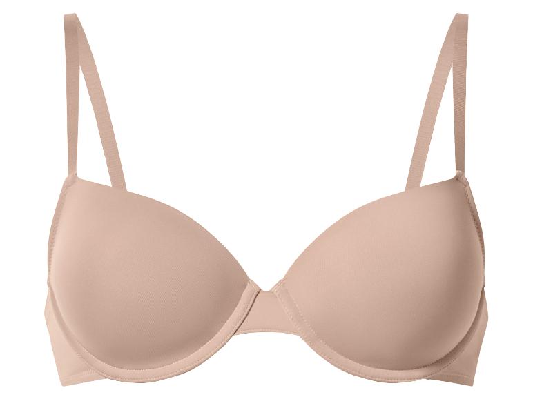 Huidkleurige push-up bh met verstelbare bandjes