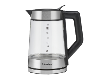 SILVERCREST® Glazen waterkoker 1,7 L